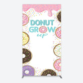 Lofaris Colorful Donut Dots Grow Up Birthday Rectangle Backdrop