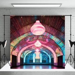 Lofaris Colorful Dynamic Dance Hall Architecture Backdrop