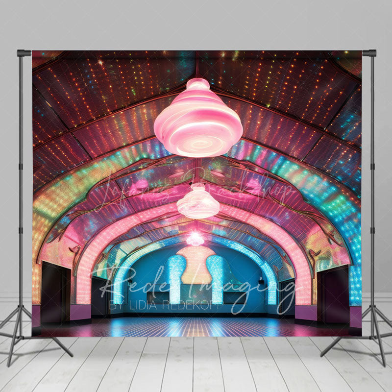 Lofaris Colorful Dynamic Dance Hall Architecture Backdrop