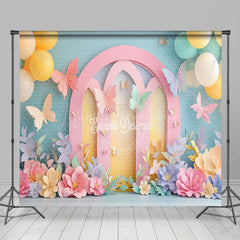 Lofaris Colorful Fairy Butterfly Floral Room Set Backdrop