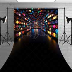 Lofaris Colorful Galaxy Orbs Sweep Backdrop Abstract Glowing Spheres Wall Futuristic Sci-Fi Studio Background