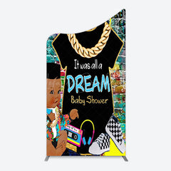 Lofaris Colorful Graffiti Bricks Wall Hiphop Arch Backdrop