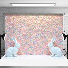 Lofaris Colorful Jordan Almonds Wall Rabbit Easter Backdrop