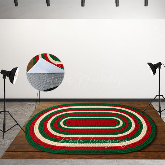Lofaris Colorful Oval Carpet Fabric Floor Backdrop For Photo