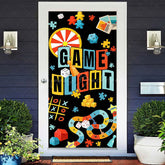 Lofaris Colorful Puzzle Dice Game Night Party Door Cover
