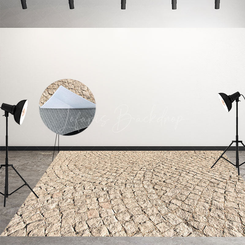 Lofaris Colorful Rainbow Architecture Room Set Backdrop