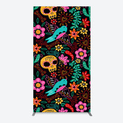 Lofaris Colorful Sugar Skulls Day Of The Dead Arch Backdrop