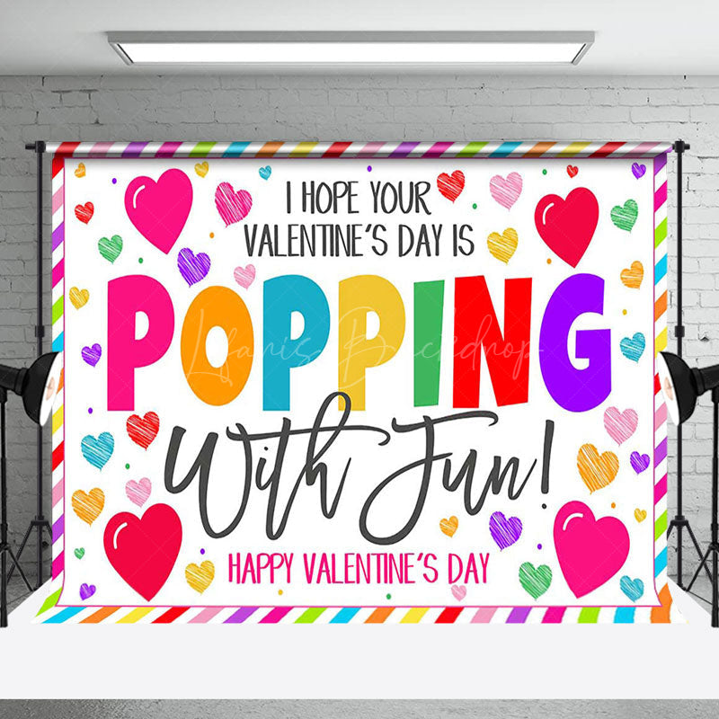 Lofaris Colorful Valentines Day Is Popping With Fun Backdrop