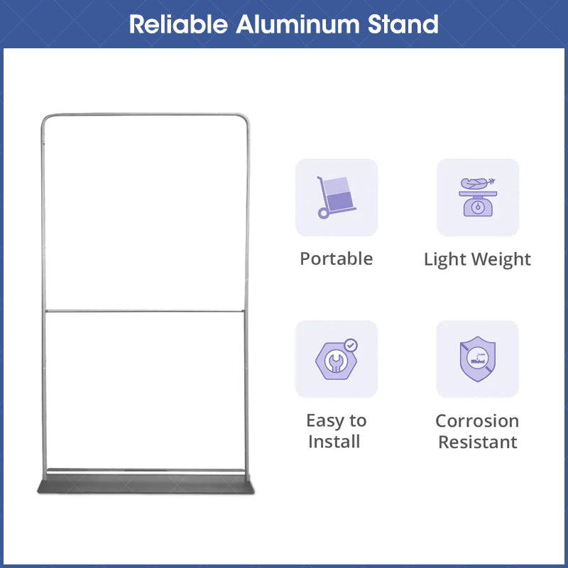 Lofaris Commercial Custom Logo Printing Ez Extend Display Stand