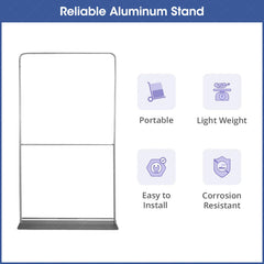 Lofaris Commercial Custom Logo Printing Ez Extend Display Stand