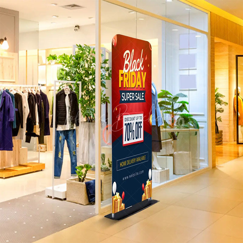 Lofaris Commercial Custom Logo Printing Ez Extend Display Stand