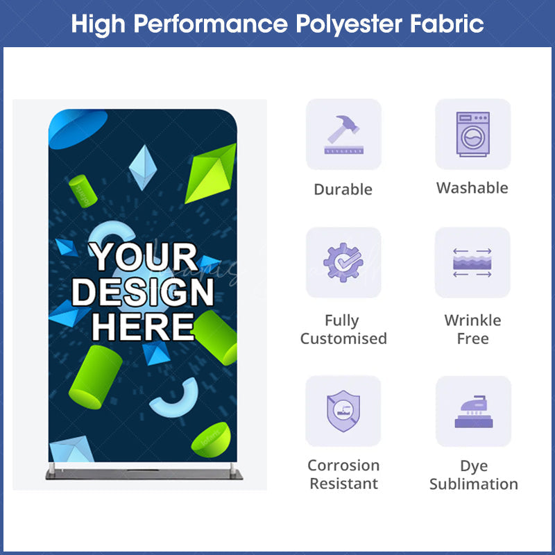 Lofaris Commercial Custom Logo Printing Ez Extend Display Stand