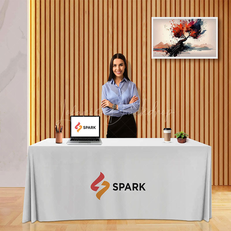 Lofaris Commercial Custom Printing Logo Convertible Table Throw