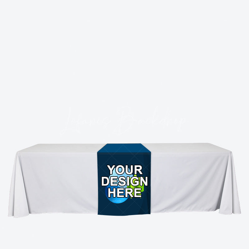 Lofaris Commercial Custom Printing Logo Text Table Runner
