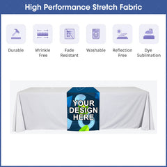 Lofaris Commercial Custom Printing Logo Text Table Runner