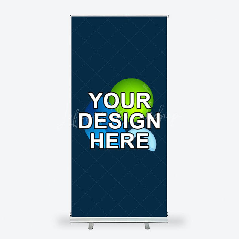 Lofaris Commercial Custom Printing Text Roll Up Banner Stand