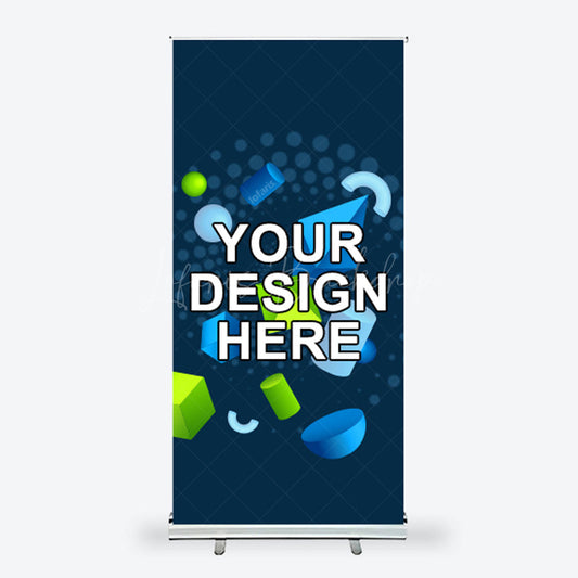Lofaris Commercial Custom Printing Text Roll Up Banner Stand