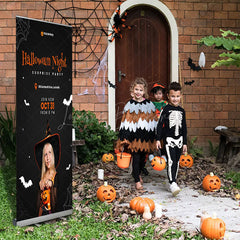 Lofaris Commercial Custom Printing Text Roll Up Banner Stand