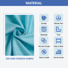 Lofaris Congrats Grad Royal Blue Stripes Round Backdrop
