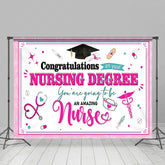 Lofaris Congratulations On Your Nursing Degree Grad Backdrop