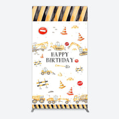 Lofaris Construction Maintenance Birthday Arch Backdrop