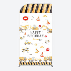 Lofaris Construction Maintenance Birthday Arch Backdrop