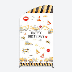 Lofaris Construction Maintenance Birthday Arch Backdrop