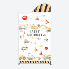 Lofaris Construction Maintenance Birthday Arch Backdrop