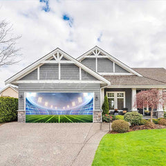 Lofaris Cool Football Game Day Stadium Garage Door Banner