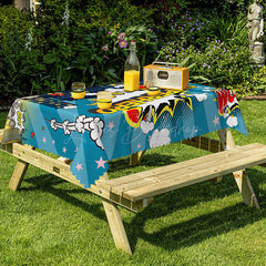 Lofaris Cosmic Brain Star Pattern Dynamic Light Tablecloth