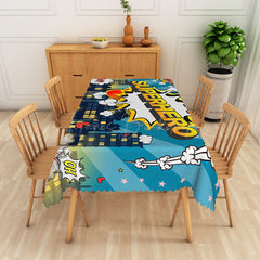 Lofaris Cosmic Brain Star Pattern Dynamic Light Tablecloth
