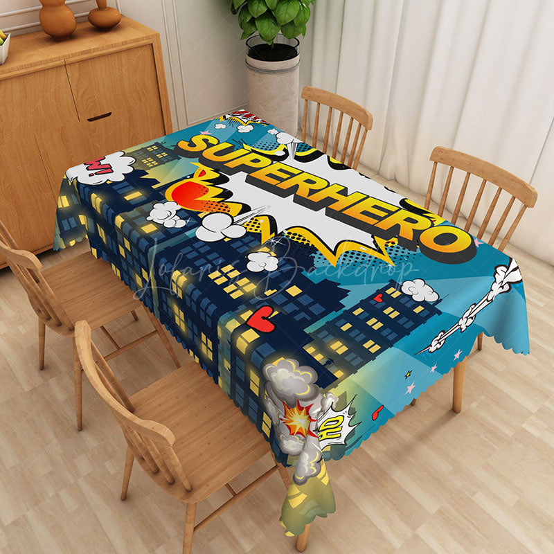 Lofaris Cosmic Brain Star Pattern Dynamic Light Tablecloth