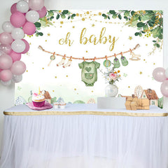 Lofaris Country House Plant Oh Baby Gender Reveal Backdrop