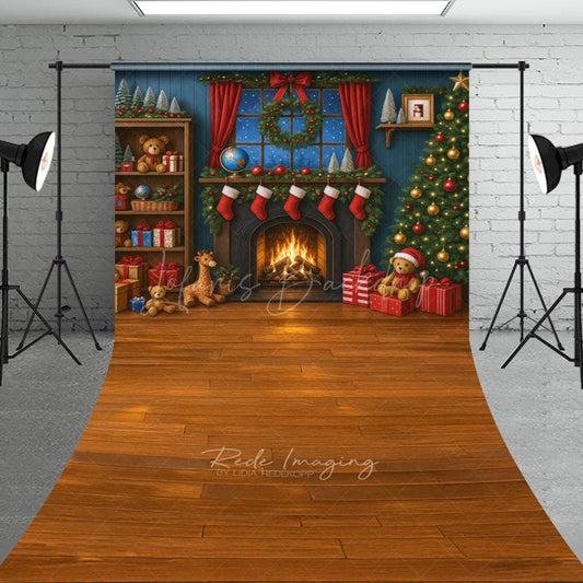 Lofaris Cozy Christmas Room Sweet Holiday Sweep Backdrop