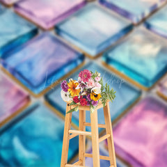 Lofaris Crystal Board Colorful Sweet Photography Backdrop