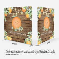 Lofaris Cuite Is On The Way Wooden Square Tension Backdrop