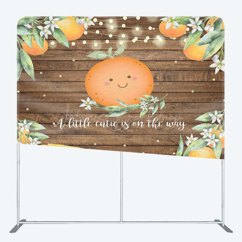 Lofaris Cuite Is On The Way Wooden Square Tension Backdrop