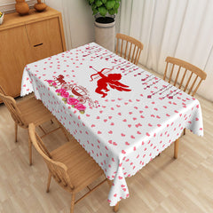 Lofaris Cupid Love Valentine’S Day Rectangular Tablecloth