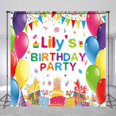 Lofaris Custom Balloon Flag Gifts Happy Birthday Backdrop
