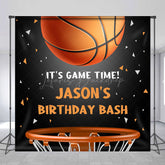 Lofaris Custom Basketball Game Time Boy Birthday Backdrop