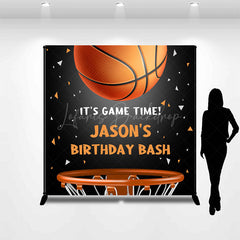 Lofaris Custom Basketball Game Time Boy Birthday Backdrop