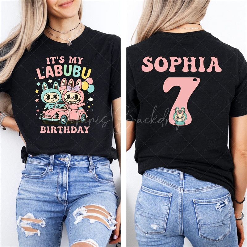 Lofaris Custom Birthday La Bubu Cartoon Tshirts