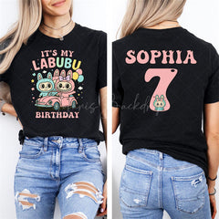 Lofaris Custom Birthday La Bubu Cartoon Tshirts