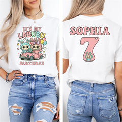 Lofaris Custom Birthday La Bubu Cartoon Tshirts