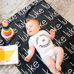 Lofaris Custom Classic Fleece Name Blanket for Baby Kids