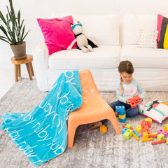 Lofaris Custom Classic Fleece Name Blanket for Baby Kids