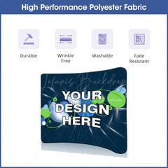 Lofaris Custom Curve Pillow Case Tension Fabric Backdrop