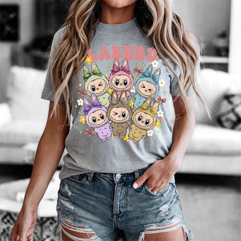 Lofaris Custom La Bubu Funny Cartoon Tshirts