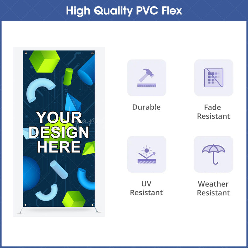 Lofaris Custom Logo Adjustable X Banner Stand For Exhibition