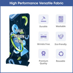 Lofaris Custom Logo Snake B Fabric Display Stand For Exhibition